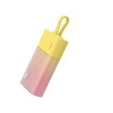 Baseus Popsicle Powerbank - 5200mAh - 20W - Integreret Lightning Kabel - Lyserød / Gul
