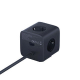 Baseus 67W Stikdåse med 3 x Schuko - 2 USB-C - 1 x USB-A - 1.5m - Grå