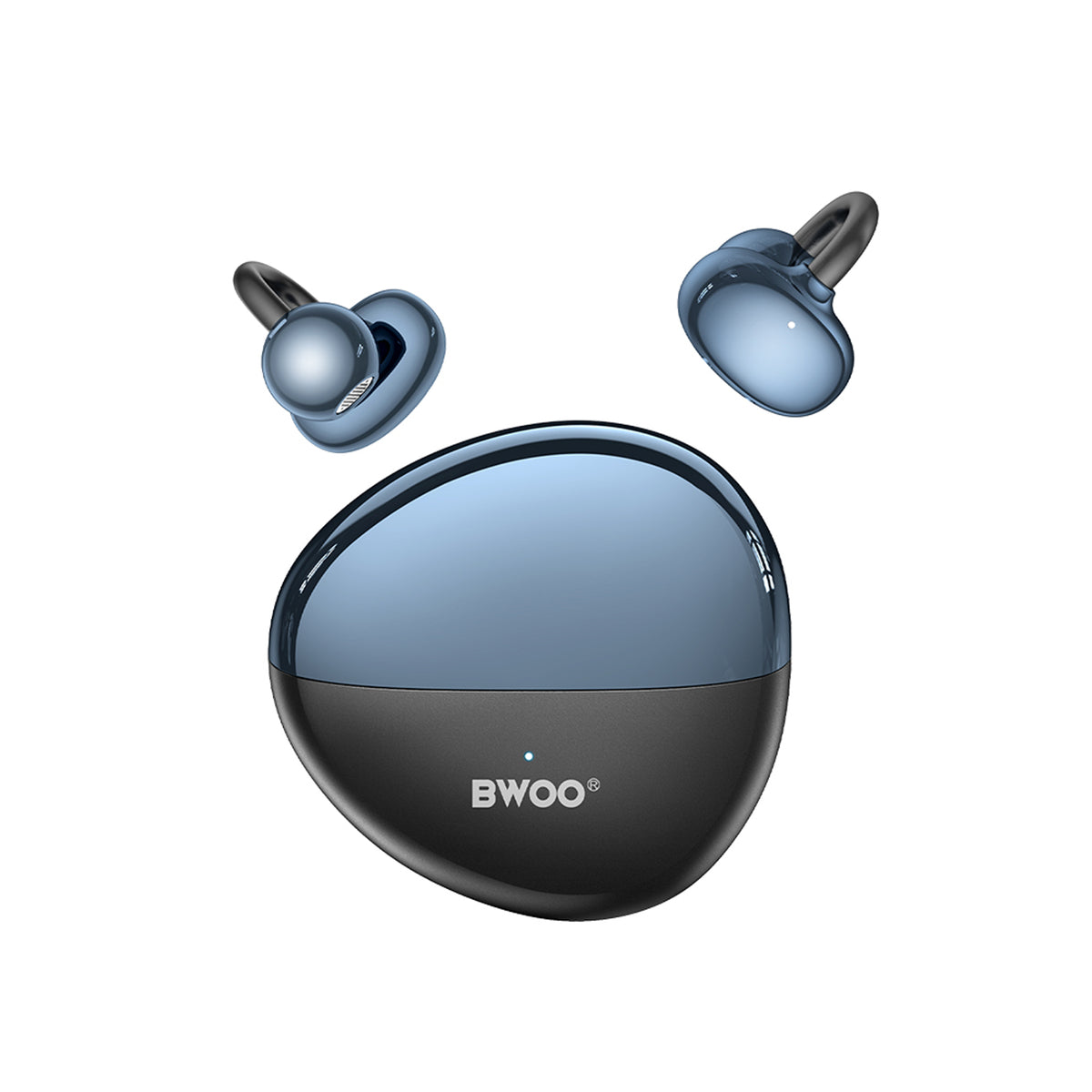 BWOO True Wireless Open-Ear Høretelefoner - Sort