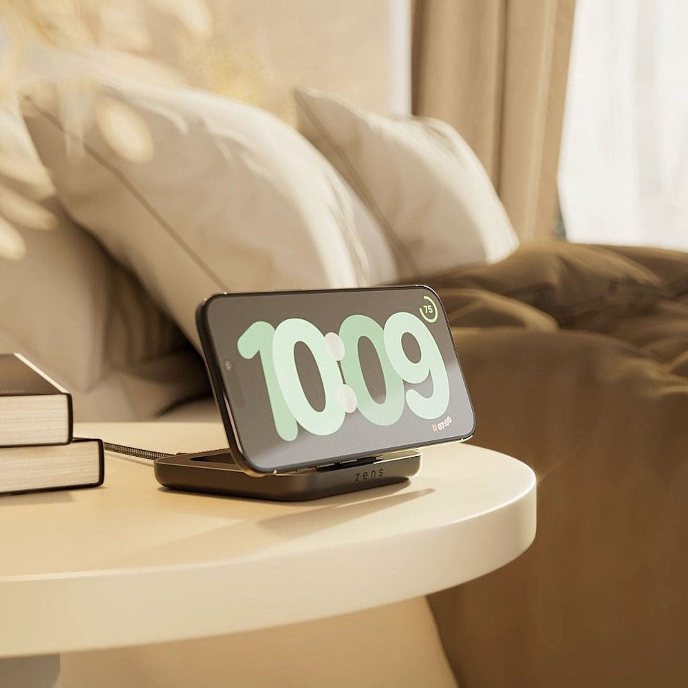 ZENS Qi2 Magnetisk Trådløs Oplader - 15W - MagSafe Kompatibel - Sort