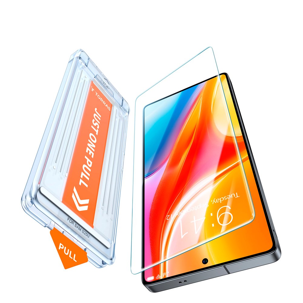 TORRAS Samsung Galaxy S25 Ultra Beskyttelsesglas til Skærm - Gennemsigtig