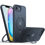 TORRAS - iPhone 16e - Ostand Spin Hybrid Cover m. Kickstand - Sort