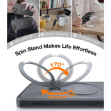 TORRAS - iPhone 16e - Ostand Spin Hybrid Cover m. Kickstand - Sort