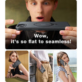 TORRAS - iPhone 16e - Ostand Spin Hybrid Cover m. Kickstand - Sort