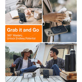 TORRAS Magnetisk 15W Power Bank 5.000mAh m. Ståfunktion - Sort