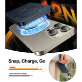 TORRAS Magnetisk 15W Power Bank 5.000mAh m. Ståfunktion - Sort