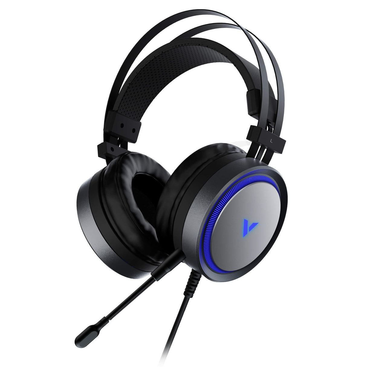 Rapoo Vpro VH530 Over-Ear Gaming Headset  m. 7.1 Virtual Surround Sound - Sort