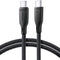Joyroom 60W USB-C til USB-C-kabel 1m - Svart