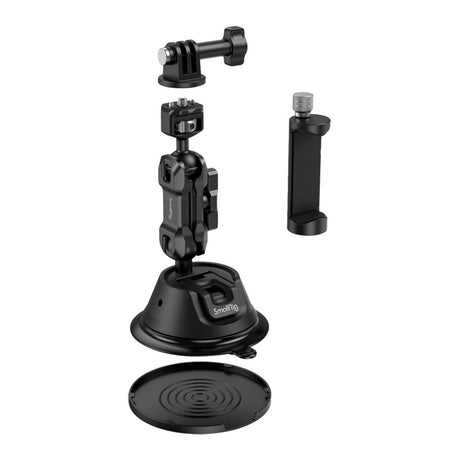SmallRig 4275 Universal Action Camera / Mobilholder m. Sugekopp - Svart