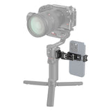 SmallRig 4301 Roterbar mobilholder m. Cold Shoe Mount - Kompatibel med DJI Gimbal (57-88mm) - Svart