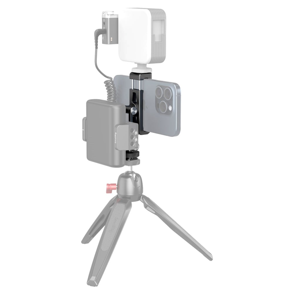 SmallRig 4382 Mobilholder i Metal m. Cold Shoe Mount (57-88mm) - Svart