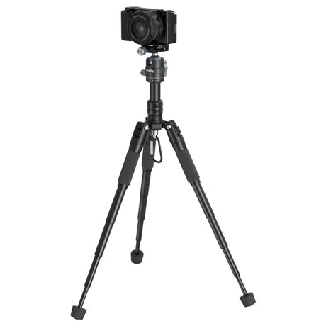 SmallRig 4289 Aluminium Mini Tripod VT-20 w. Mobilholder og justerbare ben - Svart