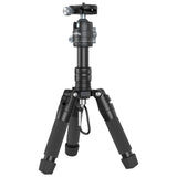 SmallRig 4289 Aluminium Mini Tripod VT-20 w. Mobilholder og justerbare ben - Svart