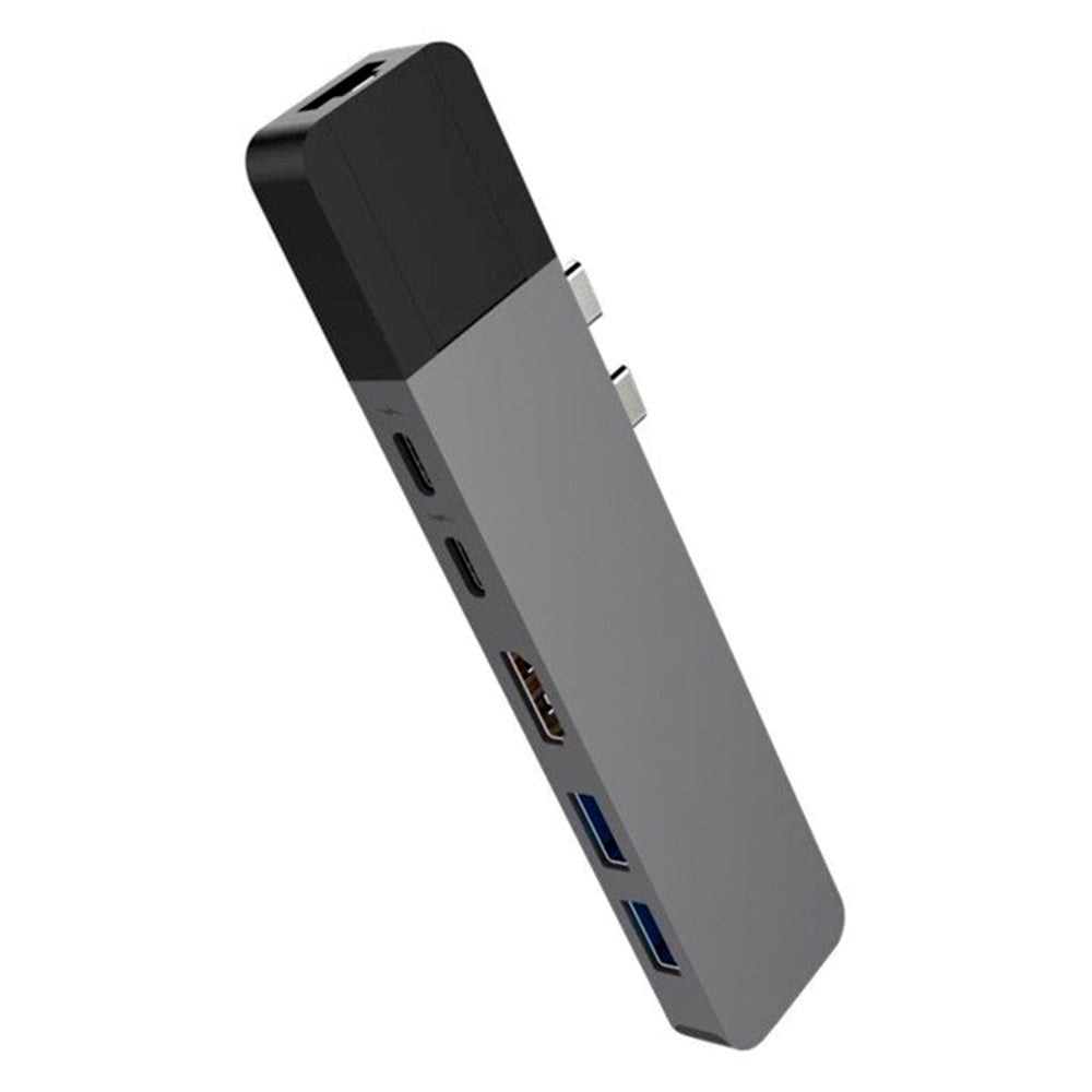 Hyperdrive Net USB-C Multi Adapter 6-in-2 - Grå