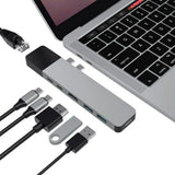 Hyperdrive Net USB-C Multi Adapter 6-in-2 - Grå