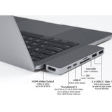 Hyper HyperDrive Duo 7-i-2 Hub - USB-C - Grå