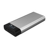 Hyper HyperJuice Powerbank 245W - 27.000mAh - 4 x USB-C - Display - Grå / Sort