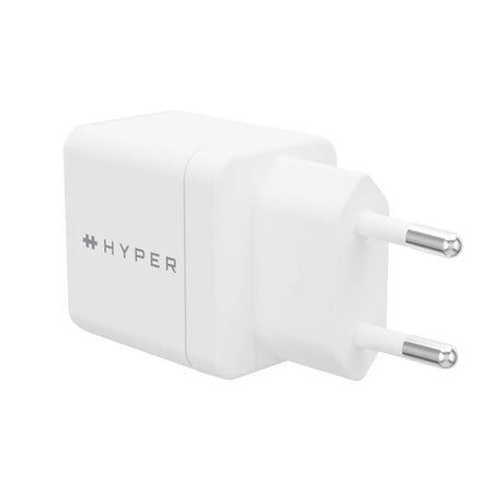 Hyper Vægoplader m. 2 x USB-C - 35W - Hvid