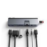 Hyper HyperDrive Duo Pro 7-i-2 USB-C Hub - 100W - Grå