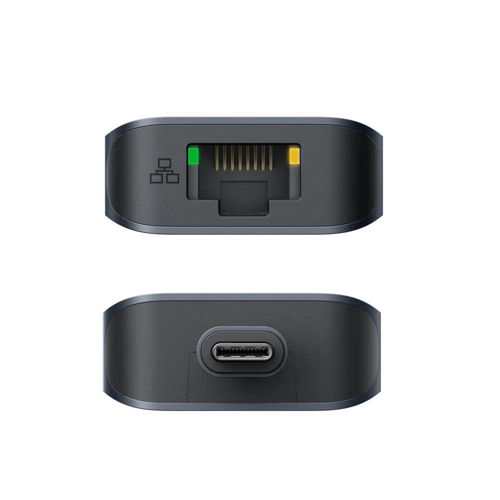 Hyper HyperDrive Ecosmart 7-in-1 USB-C Hub - 2 x USB-A 1 x USB-C 1 x HDMI 1 x Ethernet 1 x SD- & MicroSD-Kort - Grå