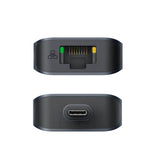 Hyper HyperDrive Ecosmart 7-in-1 USB-C Hub - 2 x USB-A 1 x USB-C 1 x HDMI 1 x Ethernet 1 x SD- & MicroSD-Kort - Grå