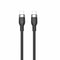 Hyper Silikone USB-C til USB-C Kabel - 1m / 240W - Sort