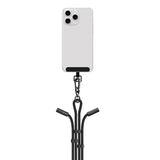 2-i-1 justerbar telefonstropp og USB-C til USB-C-kabel - Devia - Svart