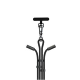 2-i-1 Justerbar Mobilstrop & USB-C til Lightning Kabel - Devia - Sort