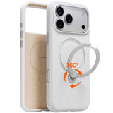 iPhone 18 Pro / 17 Pro TORRAS Ostand Q3 Wind Bagside Cover - MagSafe Kompatibel - Hvid