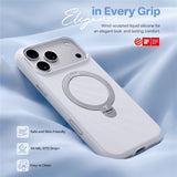 iPhone 18 Pro / 17 Pro TORRAS Ostand Q3 Wind Bagside Cover - MagSafe Kompatibel - Hvid