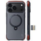 TORRAS iPhone 18 Pro / 17 Pro Ostand Q3 Air Pro Bagside Cover - MagSafe Kompatibel - Sort