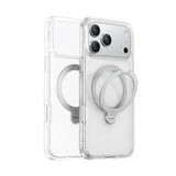 iPhone 18 Pro Max / 17 Pro Max TORRAS Ostand Q3 Spin Bagside Cover - MagSafe Kompatibel - Gennemsigtig