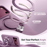 iPhone 18 Pro Max / 17 Pro Max TORRAS Ostand Q3 Wind Bagside Cover - MagSafe Kompatibel - Lilla