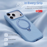 iPhone 18 Pro Max / 17 Pro Max TORRAS Ostand Q3 Wind Bagside Cover - MagSafe Kompatibel - Blå