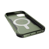 iPhone 14 Raptic Fort Series Bagside Håndværker Cover - MagSafe Kompatibel - Grøn