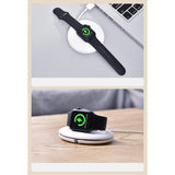 Apple Watch Ladestasjon m. Cable Organizer - Svart