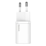 Baseus Super Si 20W USB-C Vegglader Quick Charge - Hvit