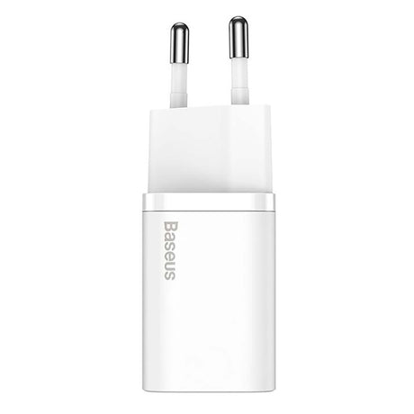 Baseus Super Si 20W USB-C Vegglader Quick Charge - Hvit