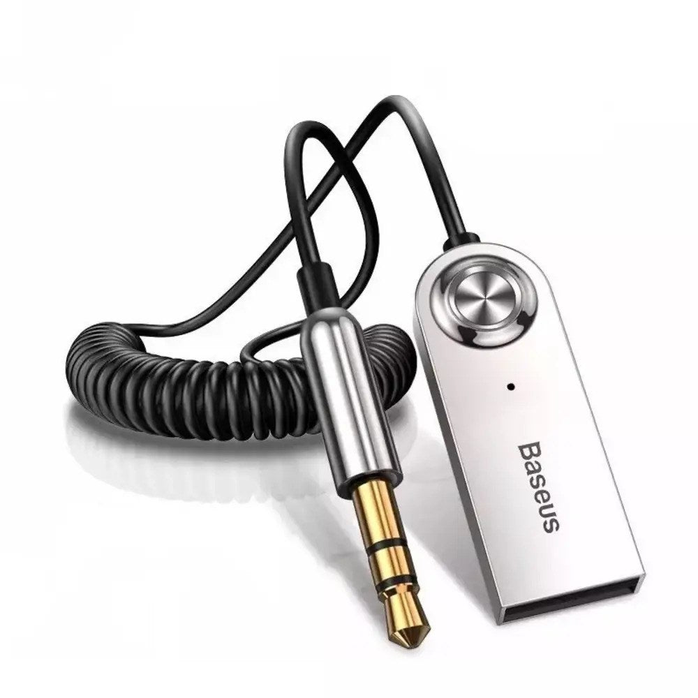Baseus BA01 Bluetooth AUX Audio Receiver - Sort