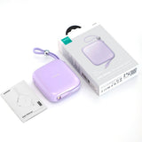 Joyroom Jelly Series JR-L003P Powerbank 22.5W - USB-C PD / USB-A m. Indbygget Lightning - 10.000 mAh - Lilla