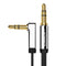 UGREEN Vinklet 3.5mm Minijack Lydkabel - 1m - Sølv