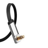 UGREEN Vinklet 3.5mm Minijack Lydkabel - 1m - Sølv