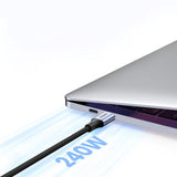 Ugreen 2m USB-C til USB-C Kabel 240W - Grå