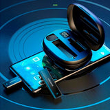 Trådløs Lavalier Mikrofon Lightning - USAMS - Sort