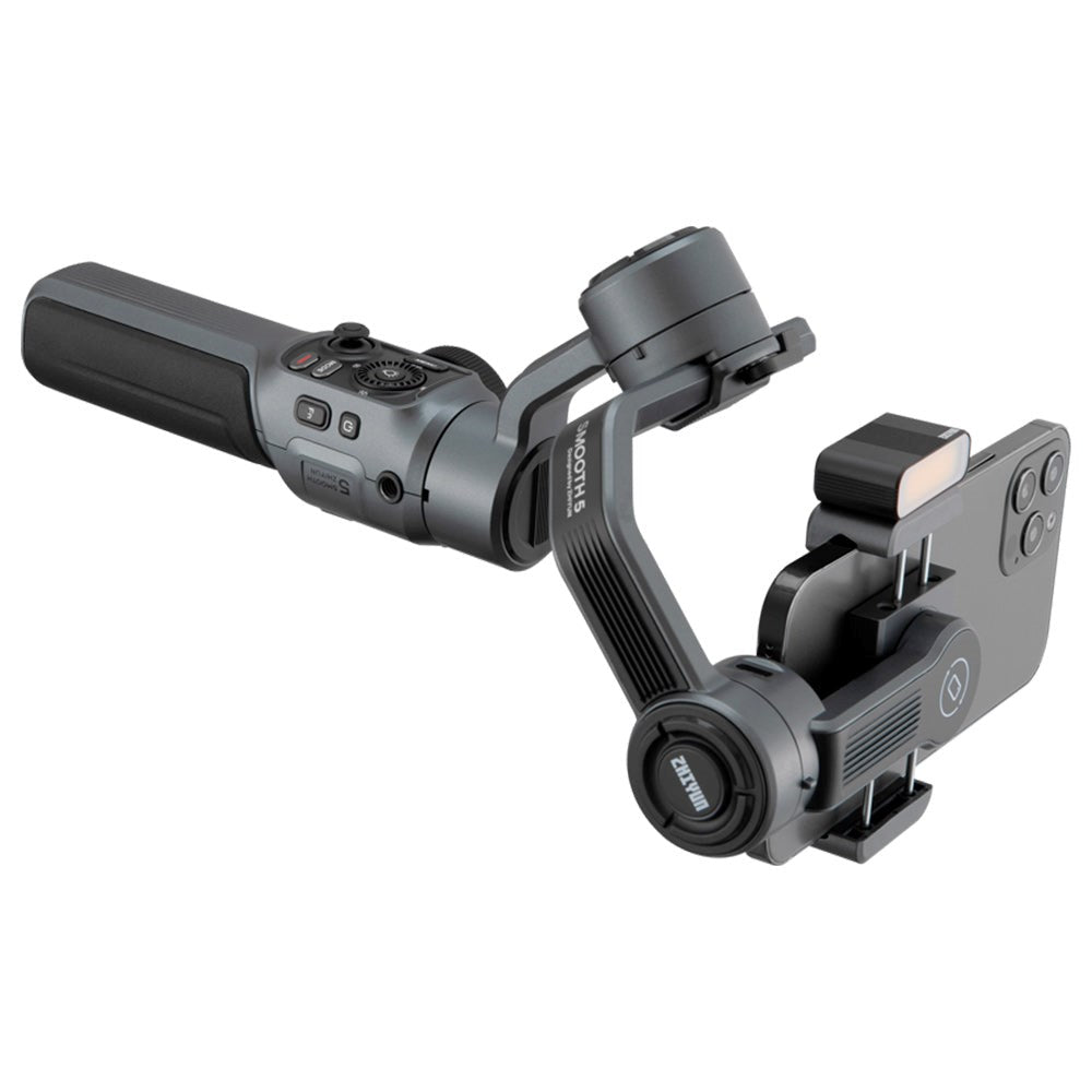 Zhiyun Smooth 5 Combo Gimbal til Smartphone - Sort