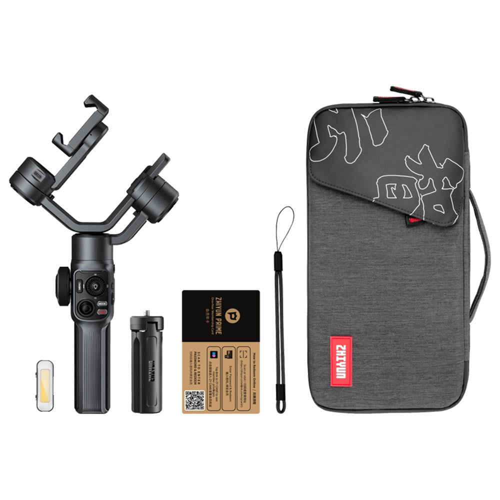 Zhiyun Smooth 5 Combo Gimbal til Smartphone - Sort