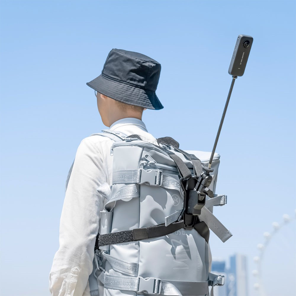 Insta360 tredjepersons ryggsekkfeste for actionkamera - svart