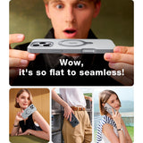 TORRAS - iPhone 16 Pro Max - Hybrid Plastik Cover m. Ståfunktion - MagSafe Kompatibel - Grå