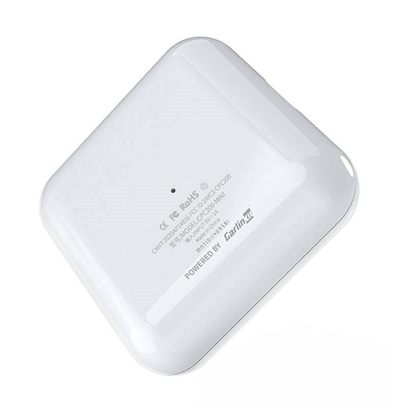 Carlinkit U2W MINI Trådløs Adapter - Apple CarPlay - Hvid