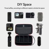 TELESIN Opbevaringstaske til Action Kamera & Tilbehør - Sort